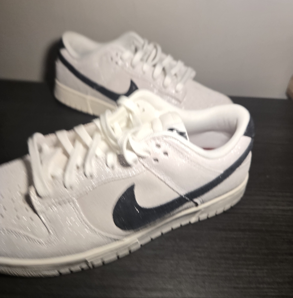 Nike Dunk Low SE HQ3502-100 Women’s 10 Men’s 8.5 White Black No Lid Box New